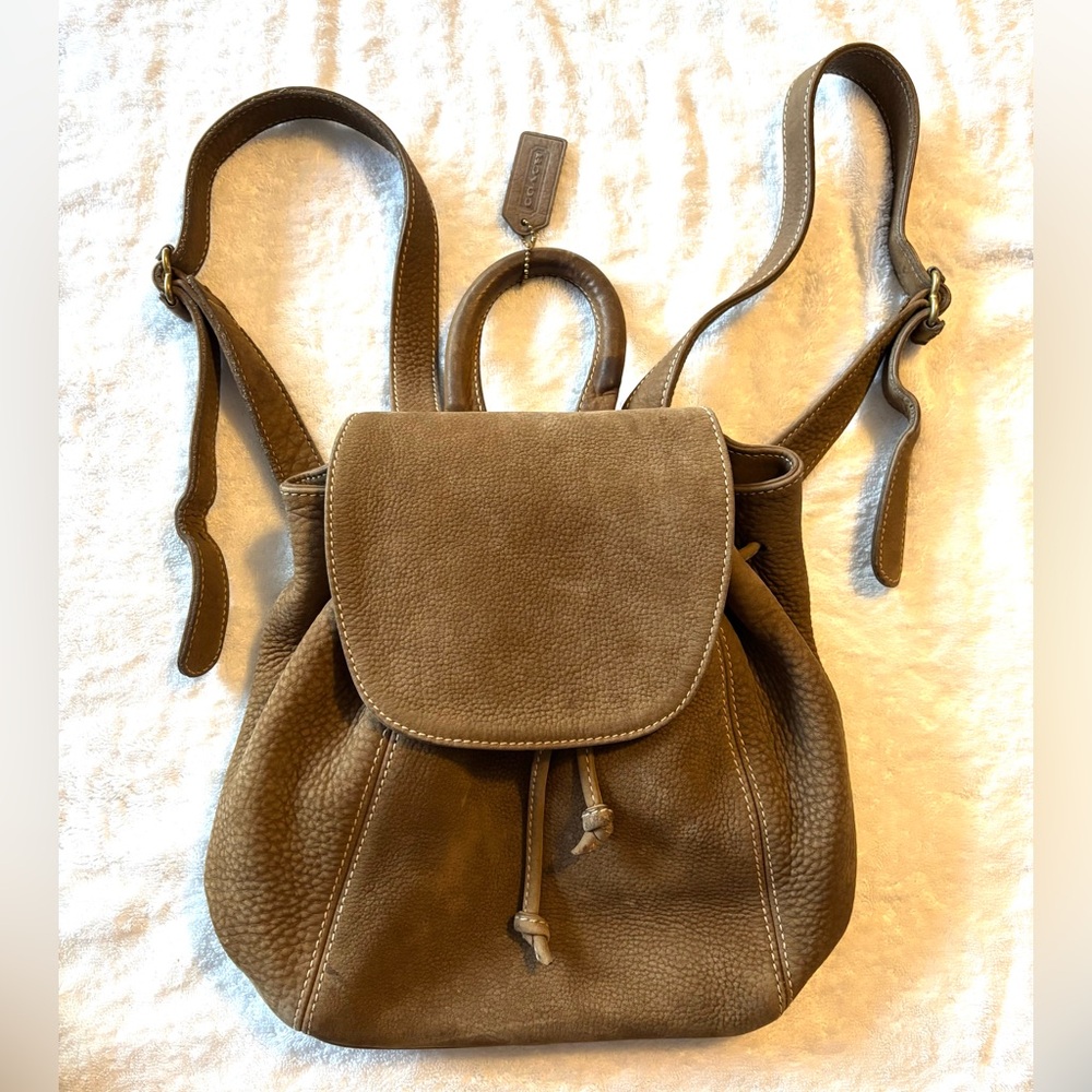 Coach Sonoma Nubuck Leather Backpack